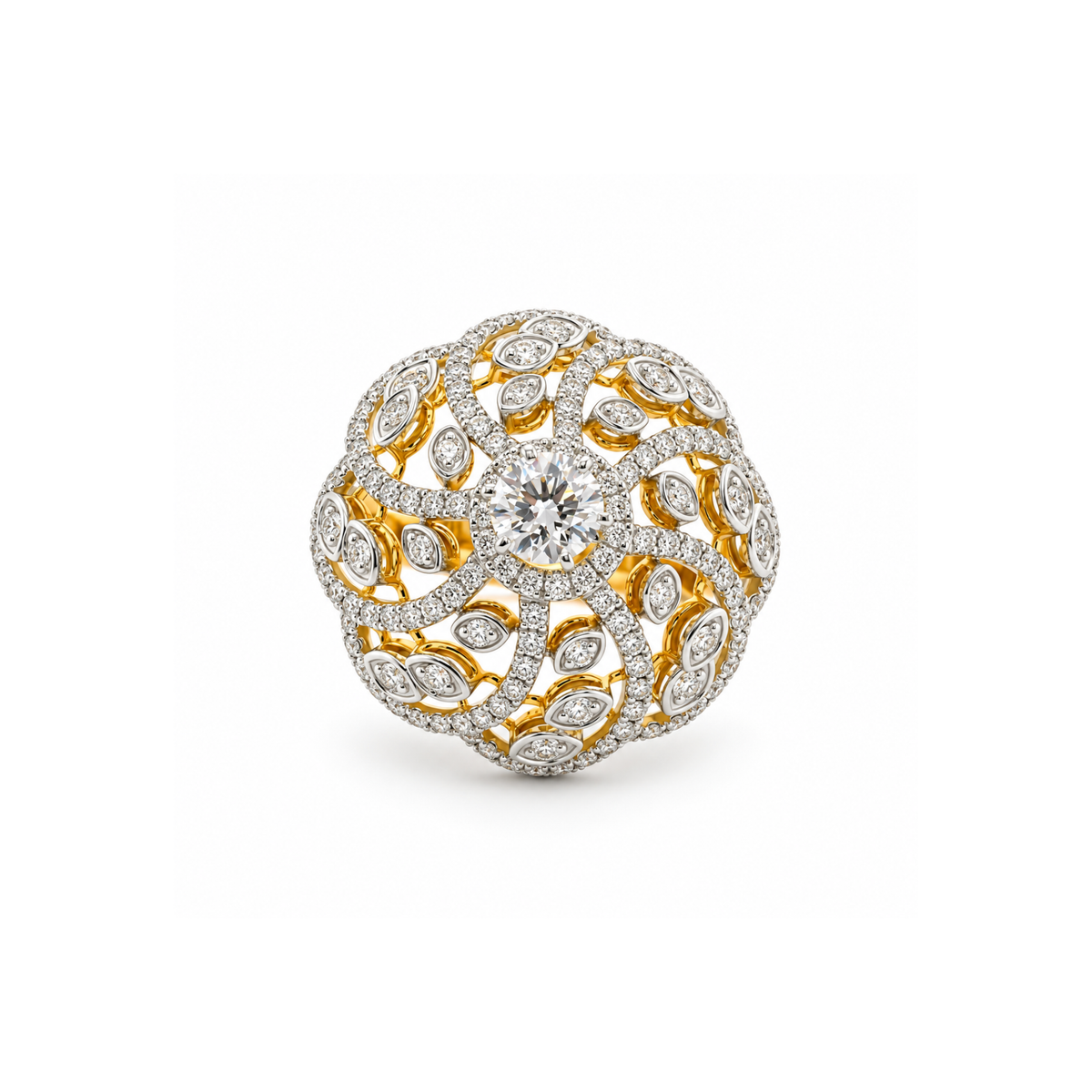 Celestial Bloom Lab Grown Diamond Ring