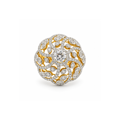 Celestial Bloom Lab Grown Diamond Ring