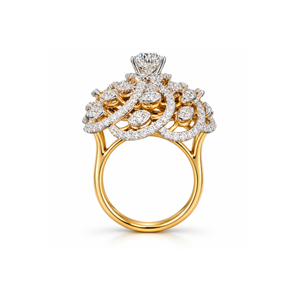 Celestial Bloom Lab Grown Diamond Ring