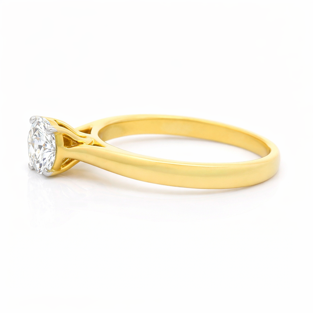 Elysian Round Lab Grown Diamond Ring