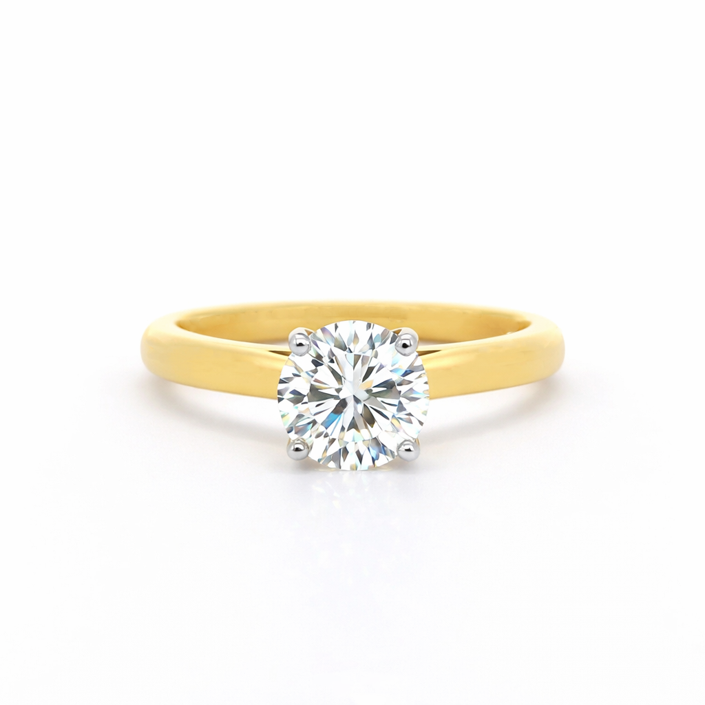 Elysian Round Lab Grown Diamond Ring