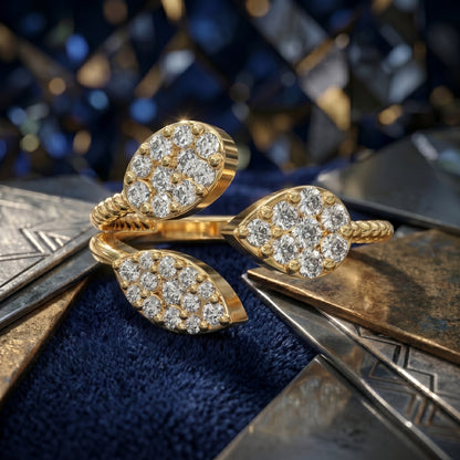 Enchanted Leaf Lab Grown Diamond Ring