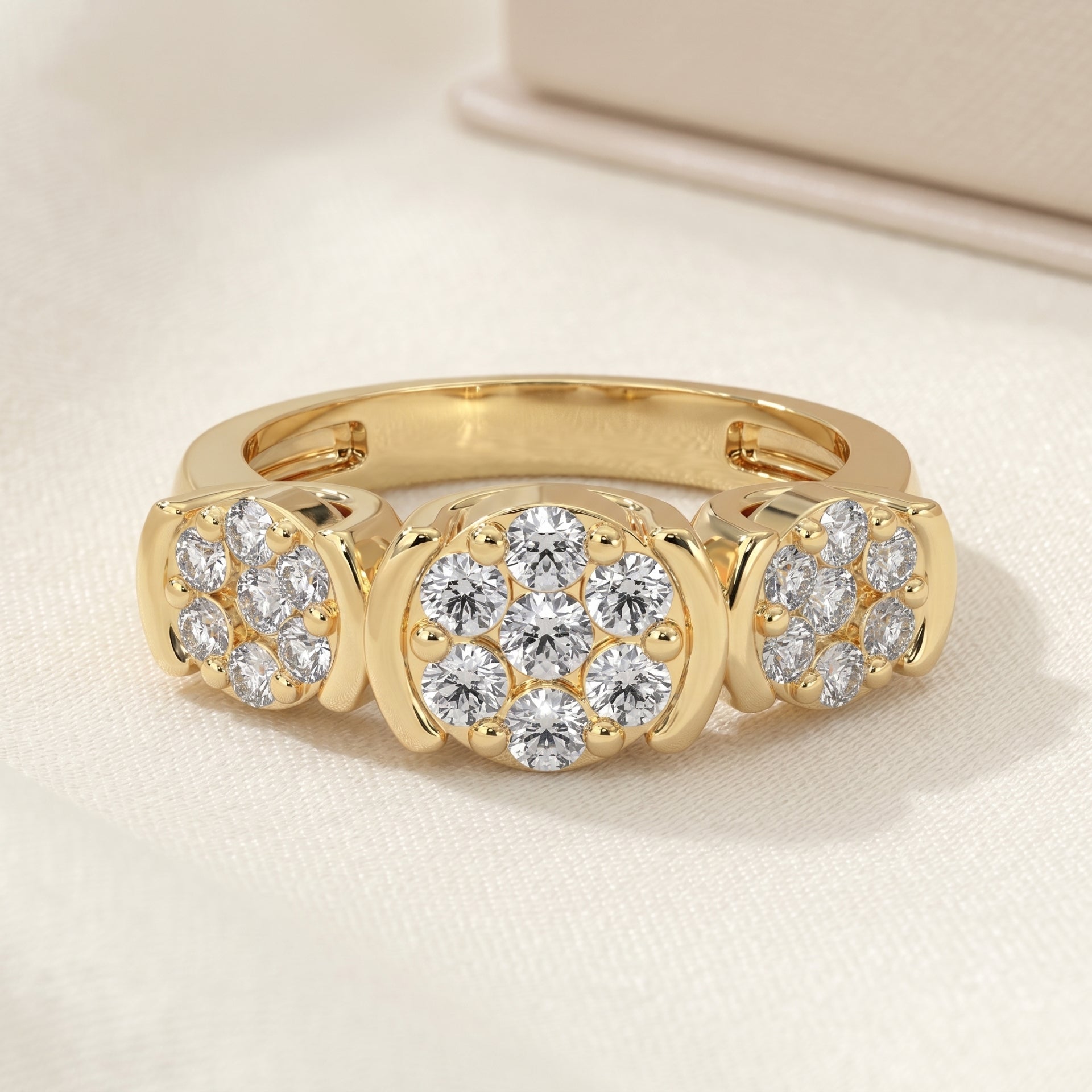 Aurora Lab Grown Diamond Cluster Ring