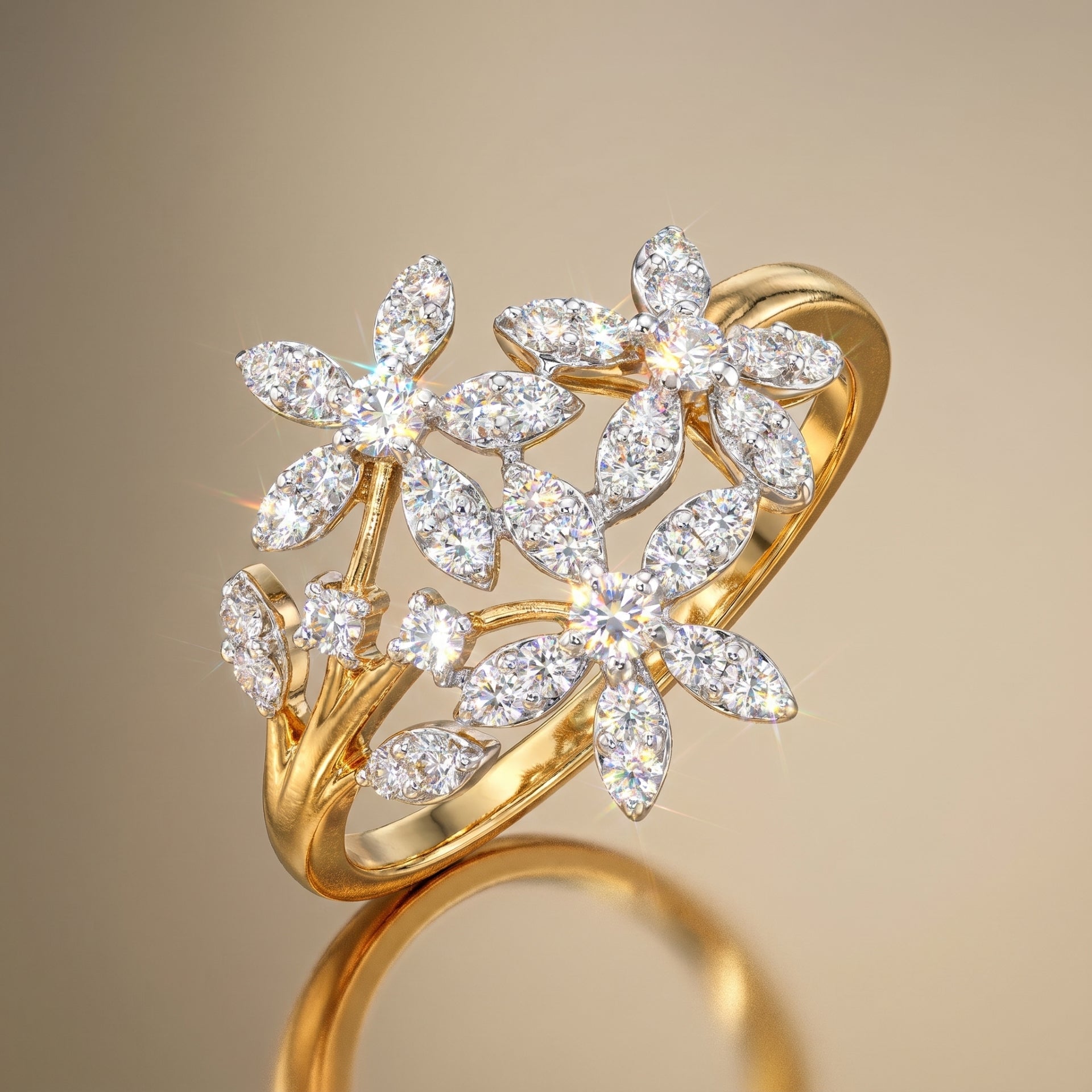 Blossom Bouquet Lab Grown Diamond Ring