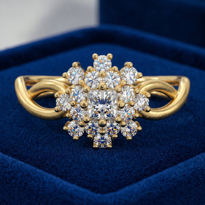 Celestial Blossom Lab Grown Diamond Ring