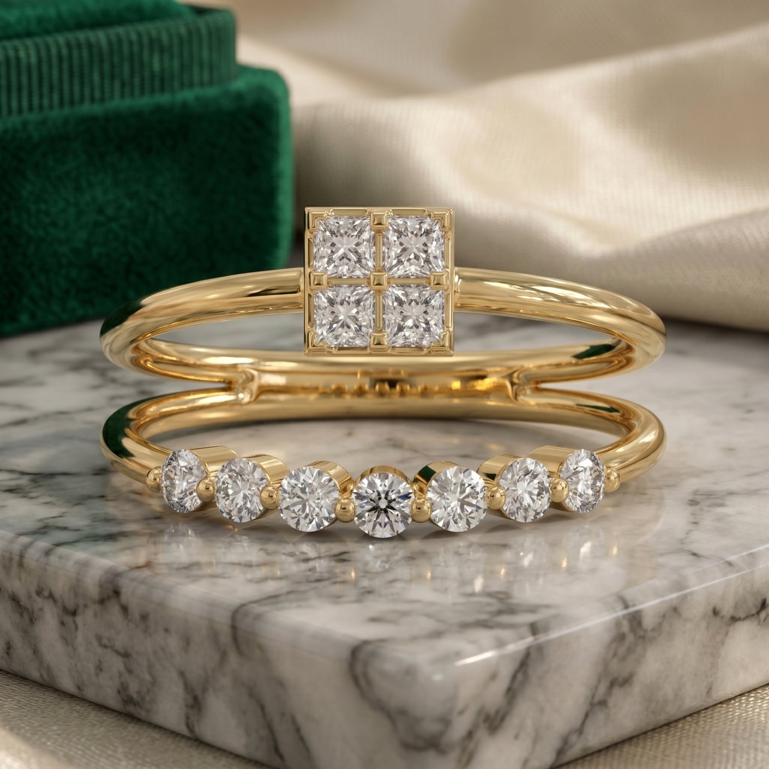 Eterna Luxe Lab Grown Diamond Ring