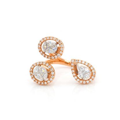 Trinity Radiance Lab Grown Diamond Ring