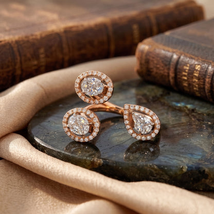 Trinity Radiance Lab Grown Diamond Ring