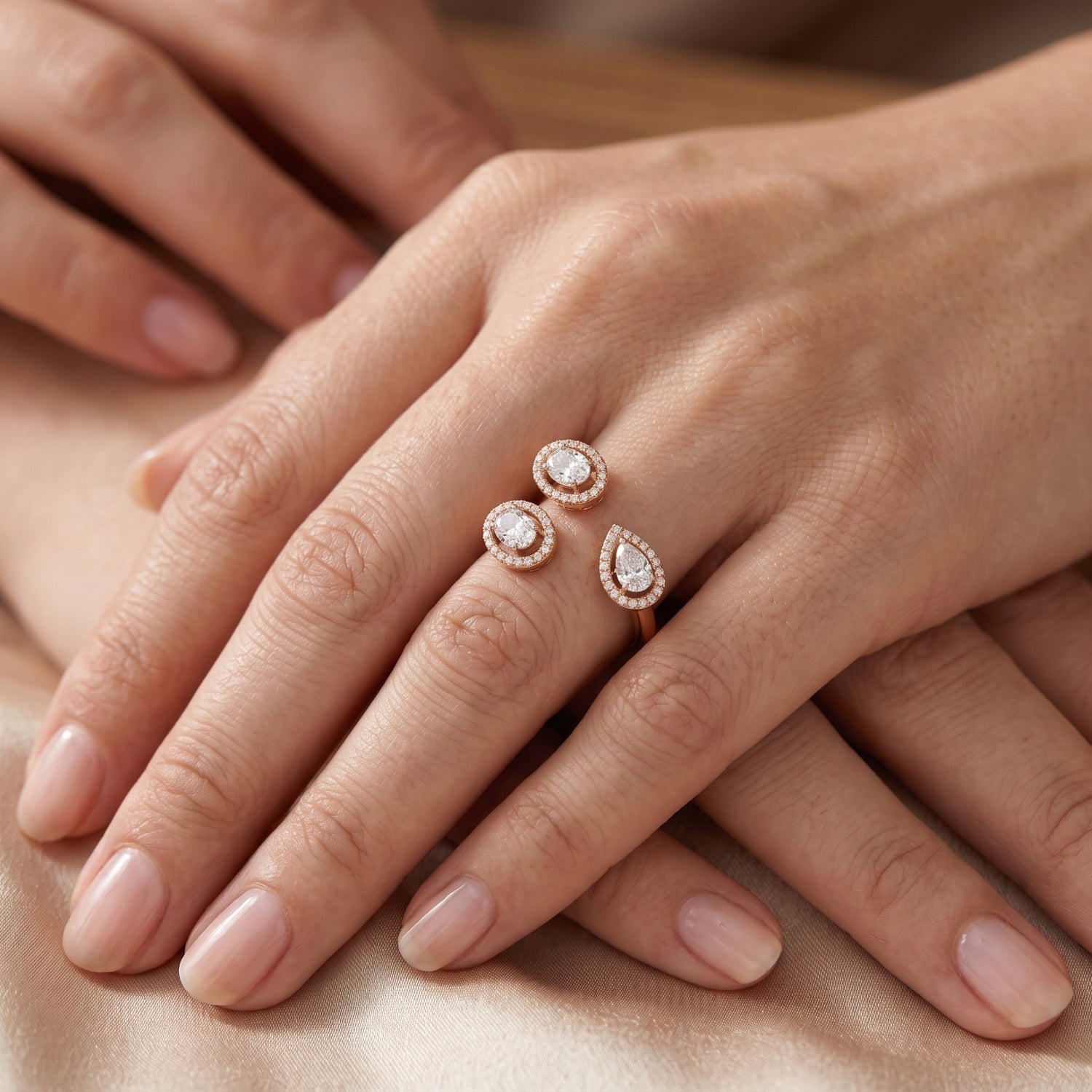 Trinity Radiance Lab Grown Diamond Ring