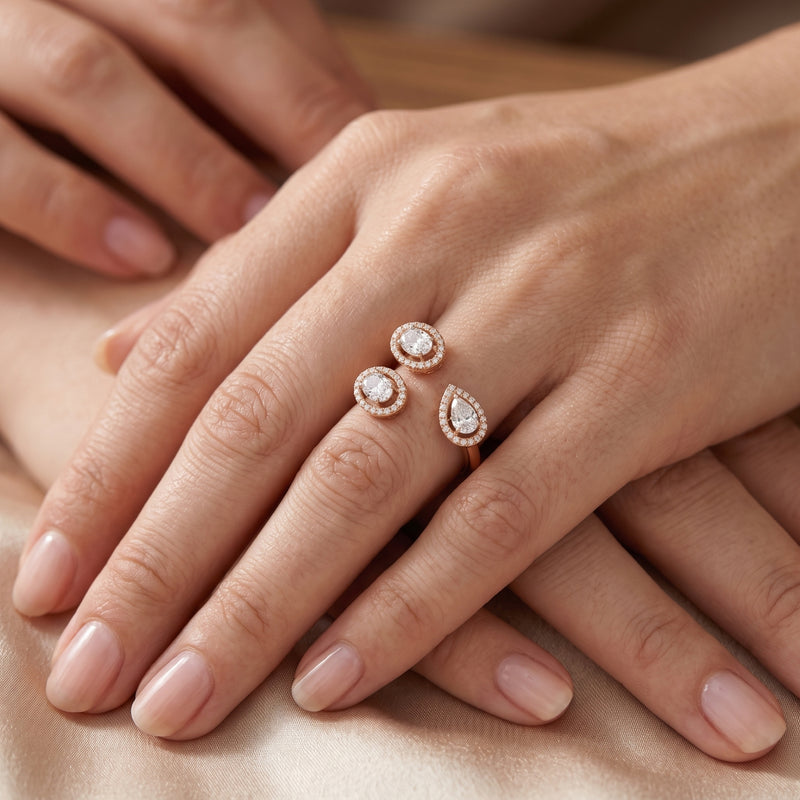Trinity Radiance Lab Grown Diamond Ring