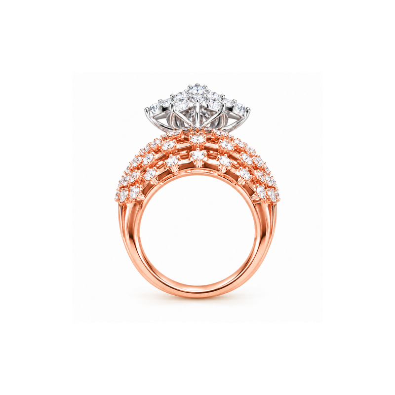 Celestial Radiance Lab Grown Diamond Ring