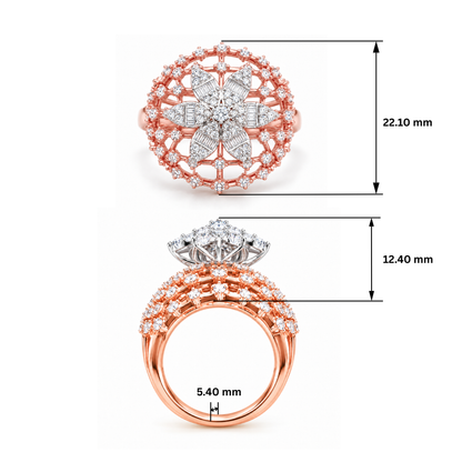 Celestial Radiance Lab Grown Diamond Ring