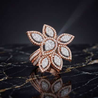 Ethereal Blossom Lab Grown Diamond Ring