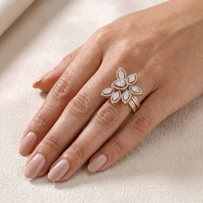 Ethereal Blossom Lab Grown Diamond Ring