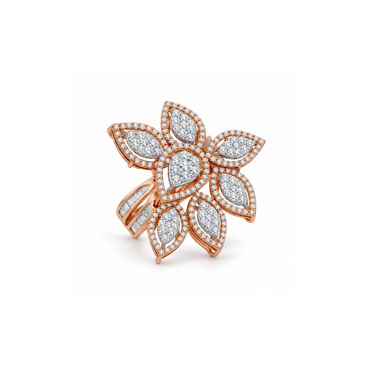Ethereal Blossom Lab Grown Diamond Ring