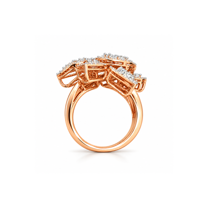 Ethereal Blossom Lab Grown Diamond Ring