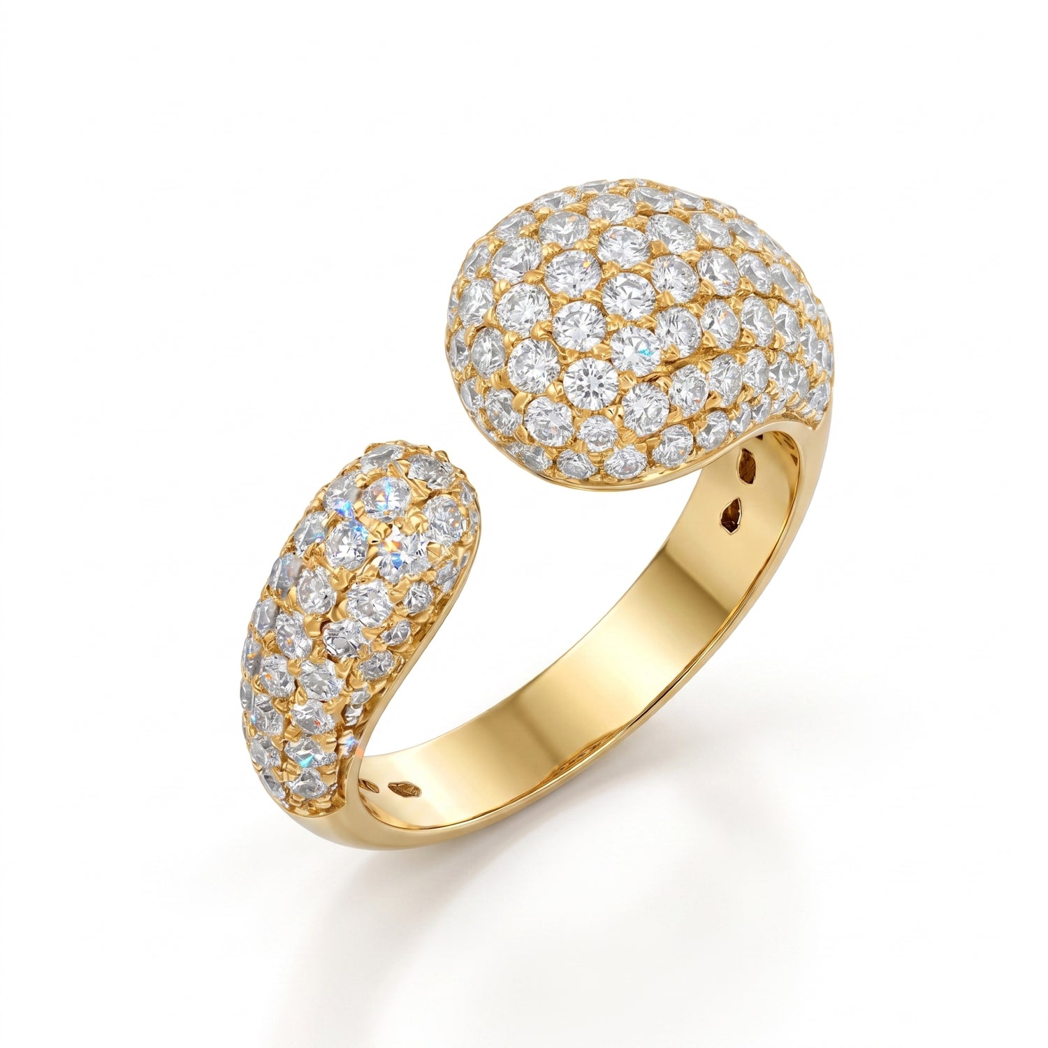 Radiant Embrace Lab Grown Diamond Ring