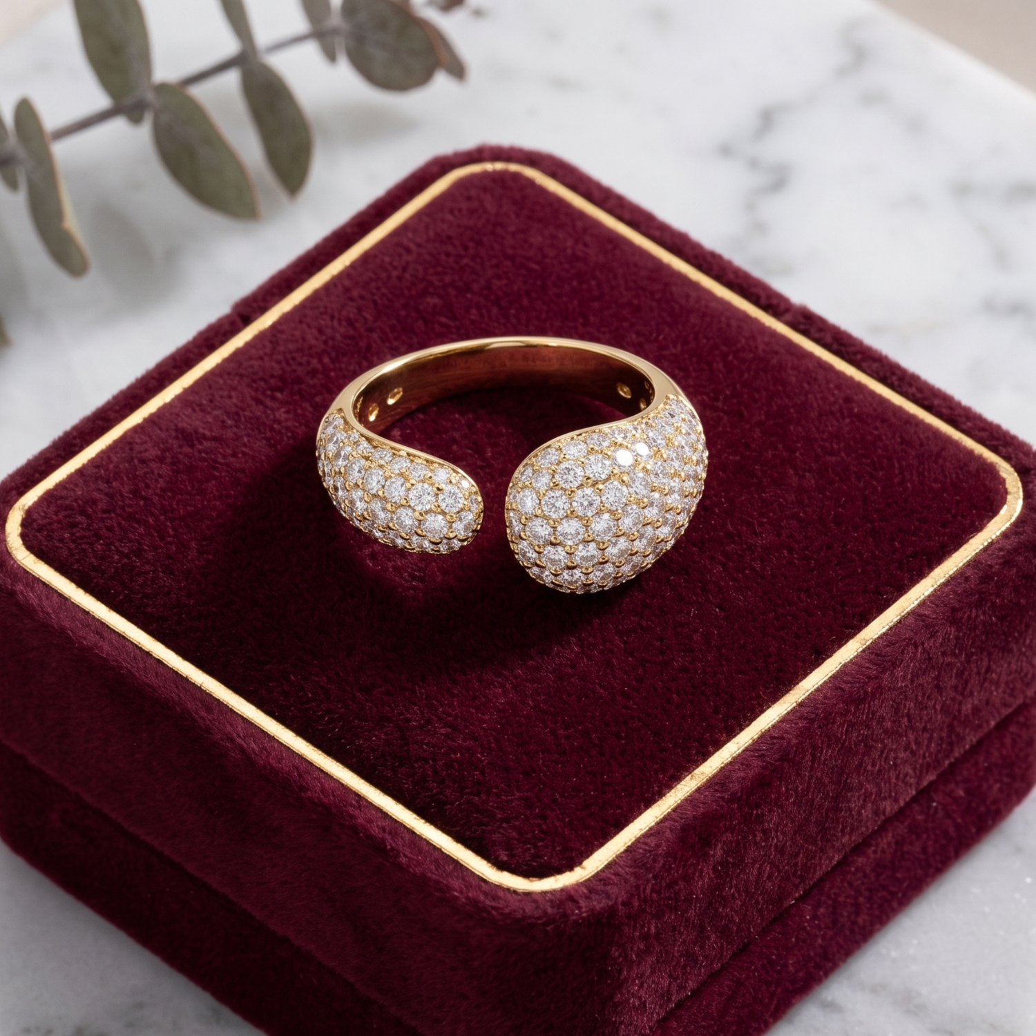 Radiant Embrace Lab Grown Diamond Ring