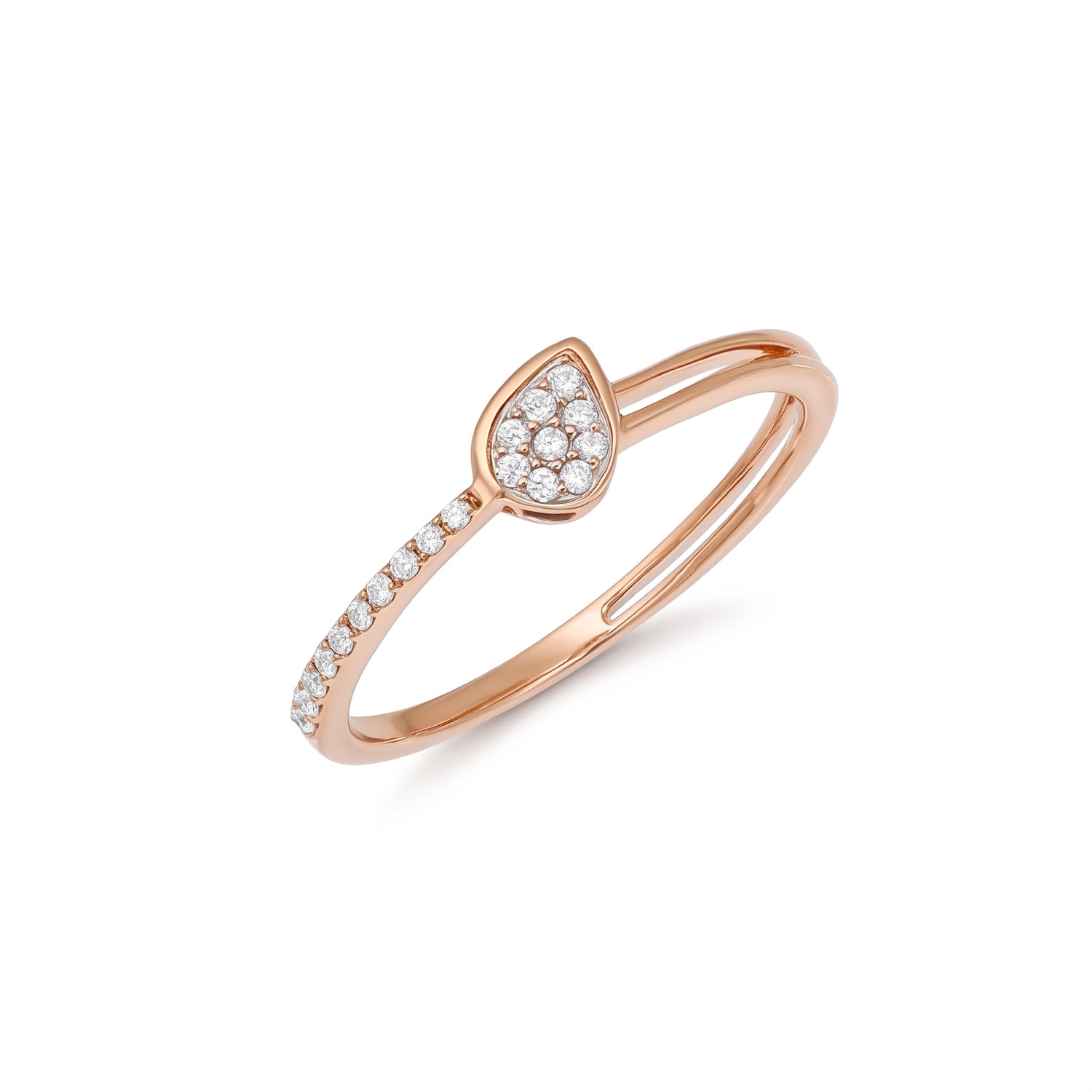 Leaf of Light Lab Grown Diamond Ring