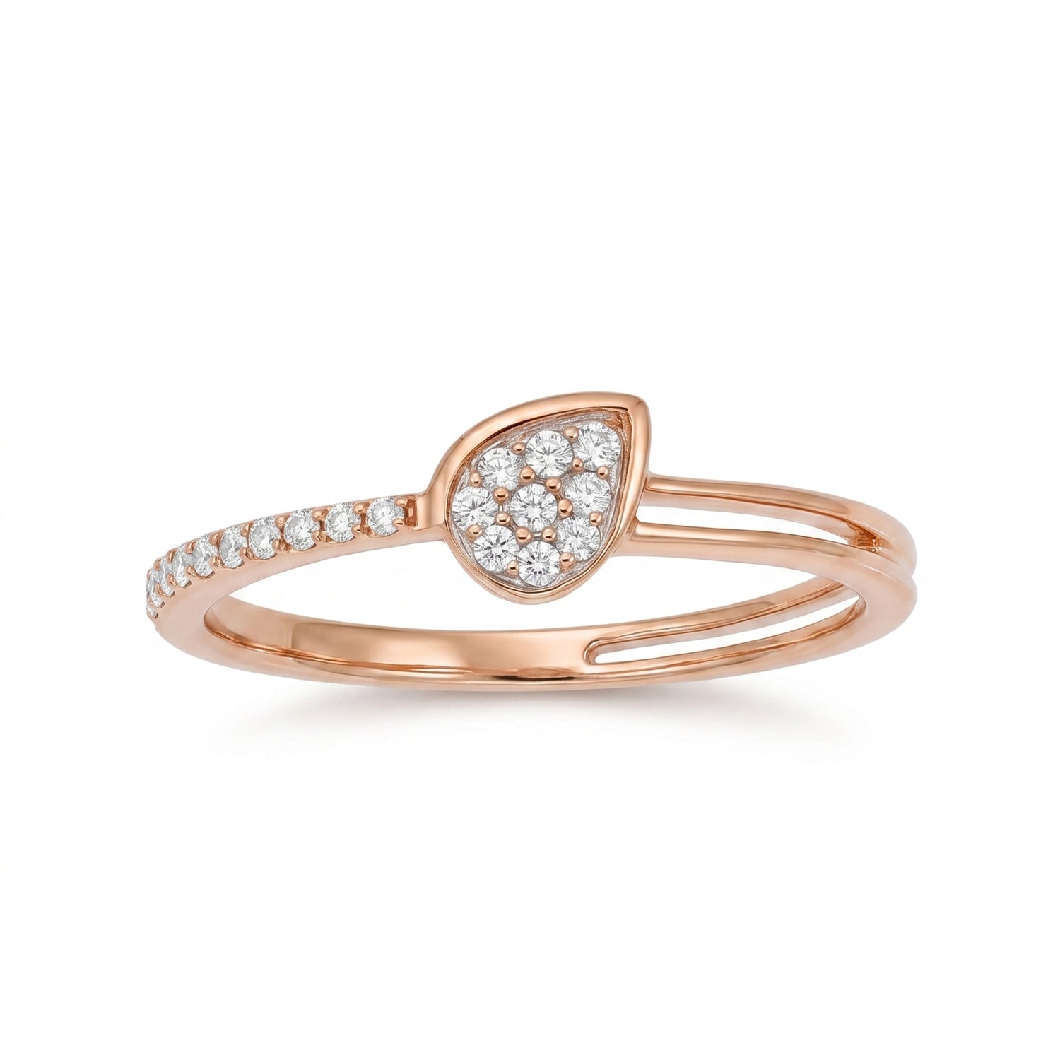 Leaf of Light Lab Grown Diamond Ring