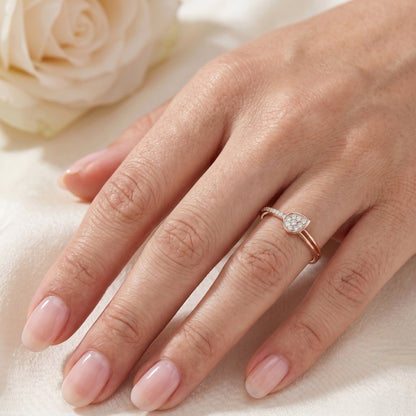 Leaf of Light Lab Grown Diamond Ring