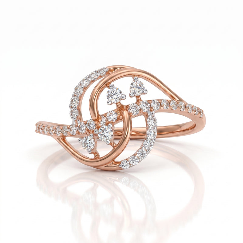 Roselle Twine Lab Grown Diamond Ring