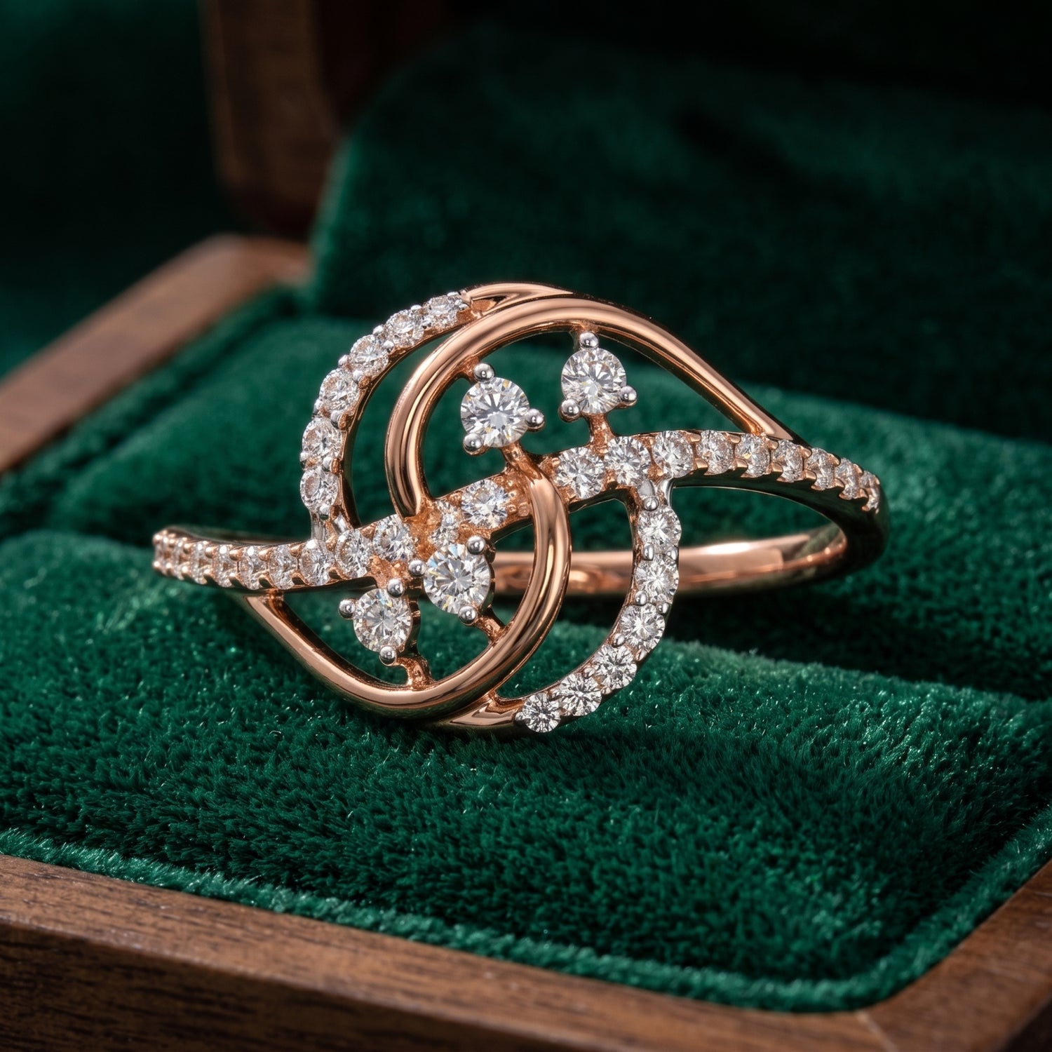 Roselle Twine Lab Grown Diamond Ring