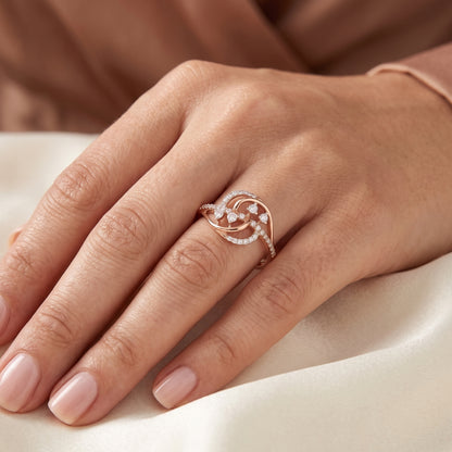 Roselle Twine Lab Grown Diamond Ring