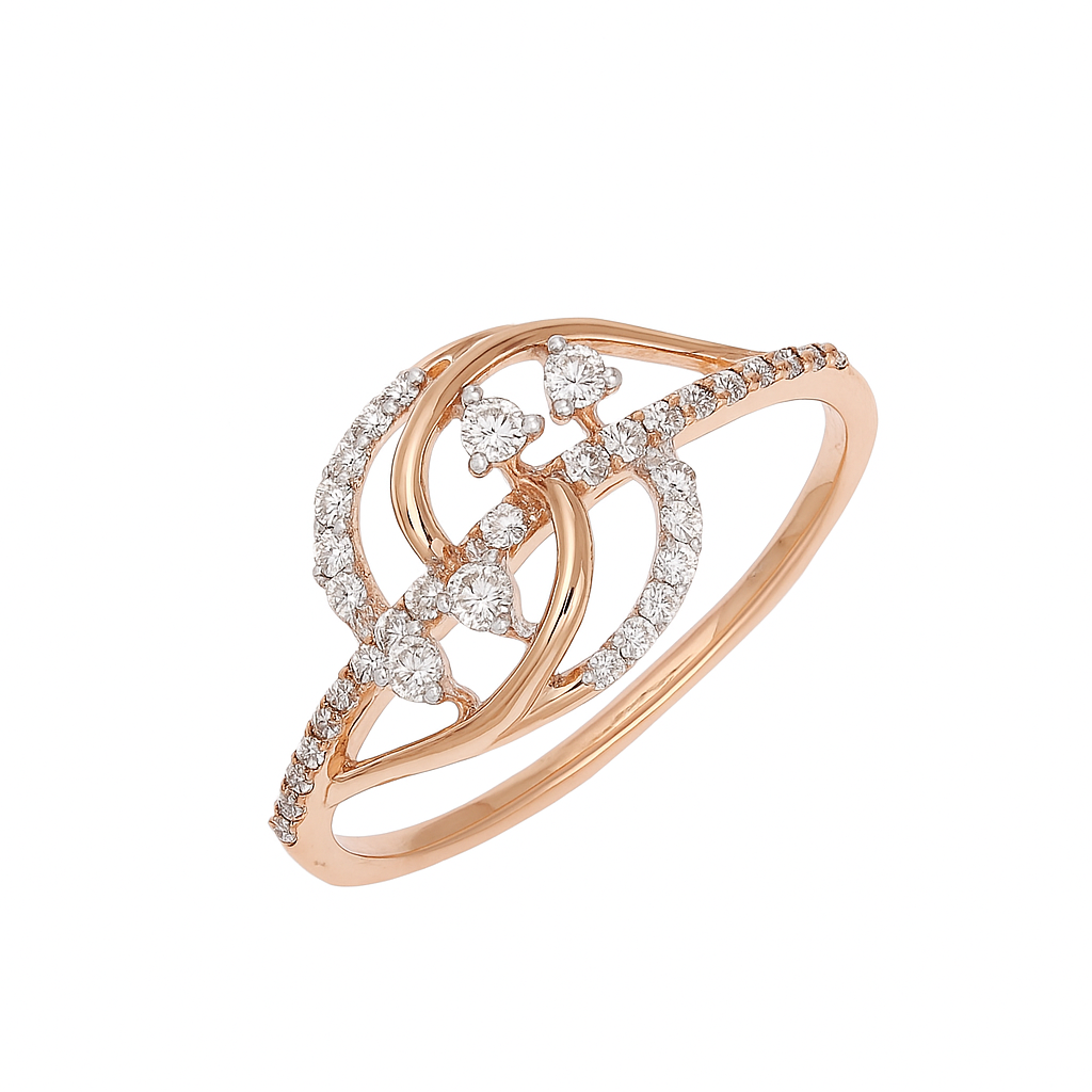 Roselle Twine Lab Grown Diamond Ring