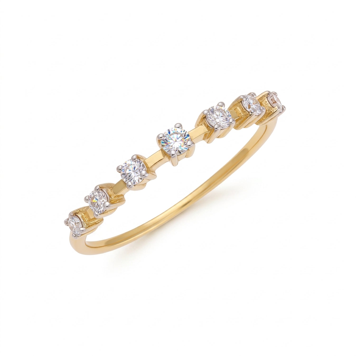 Starlight Line Lab Grown Diamond Ring