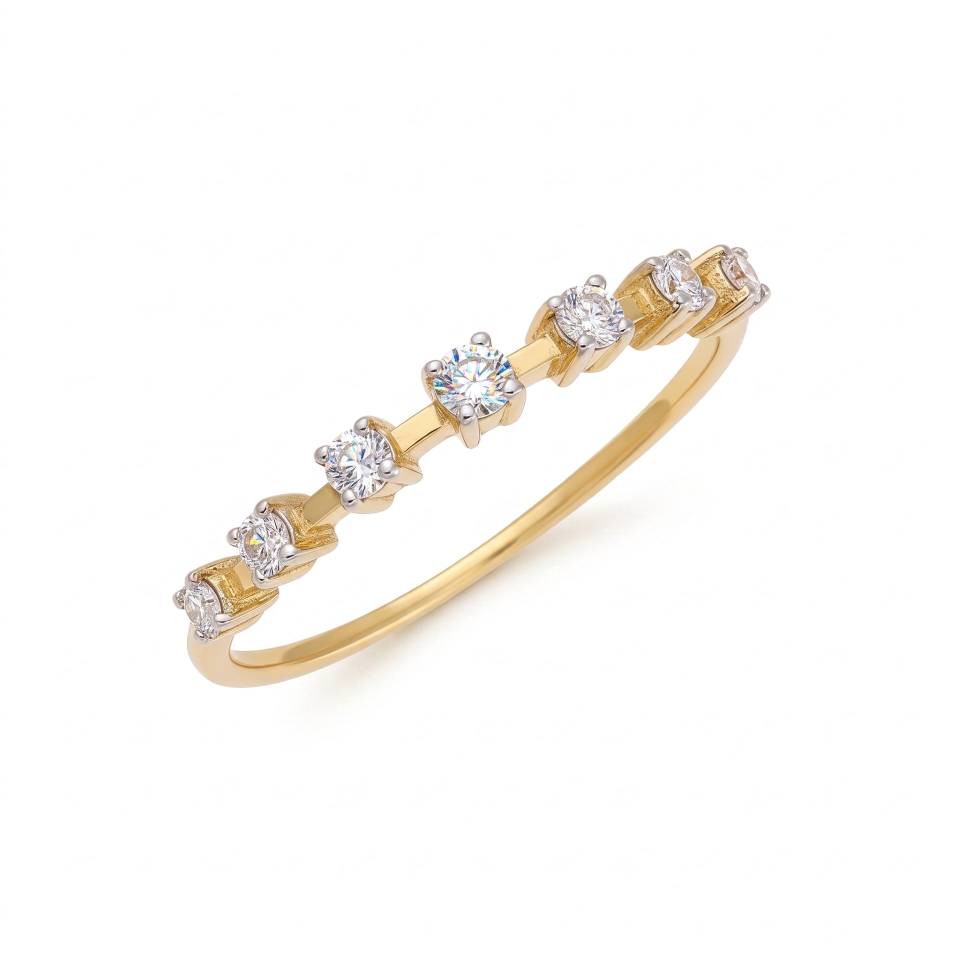 Starlight Line Lab Grown Diamond Ring