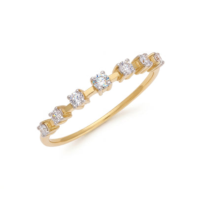 Starlight Line Lab Grown Diamond Ring
