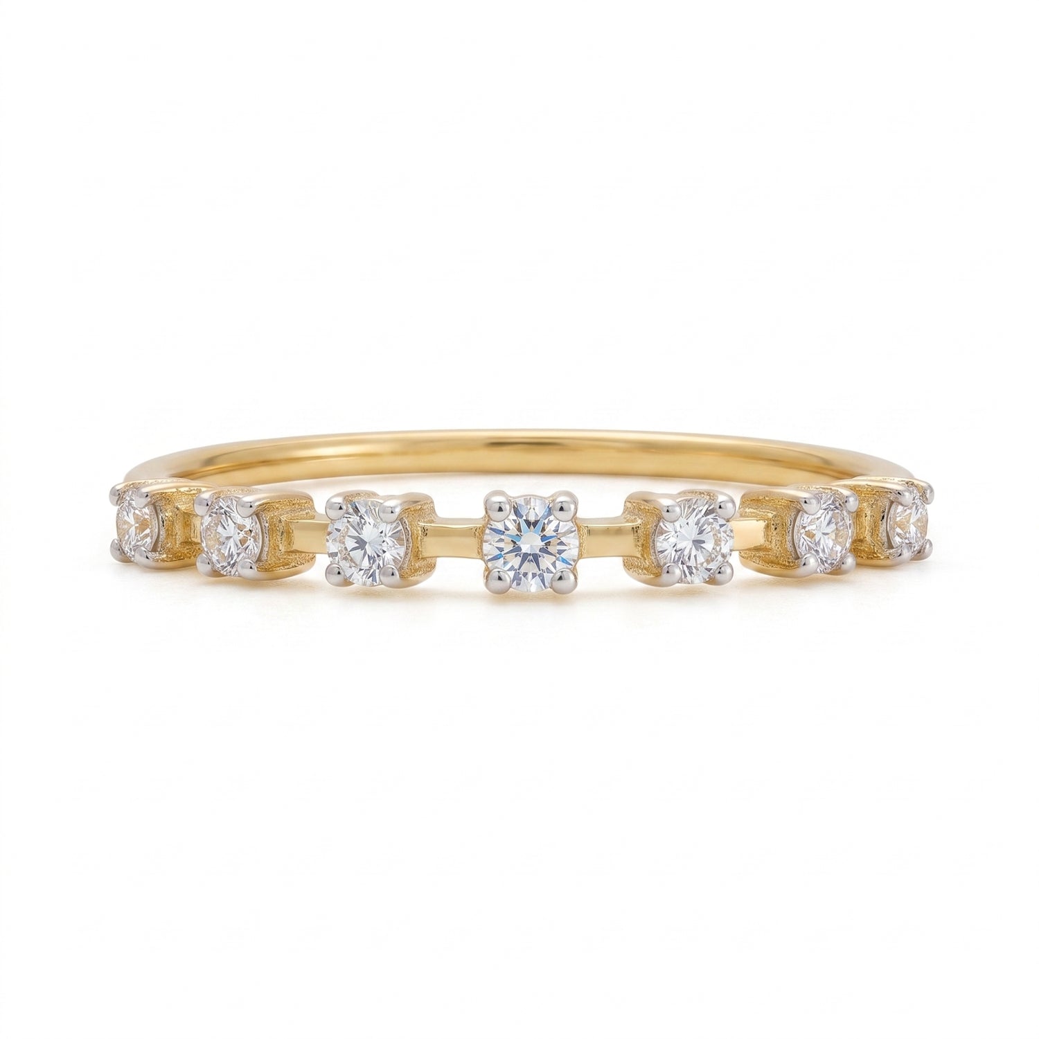 Starlight Line Lab Grown Diamond Ring
