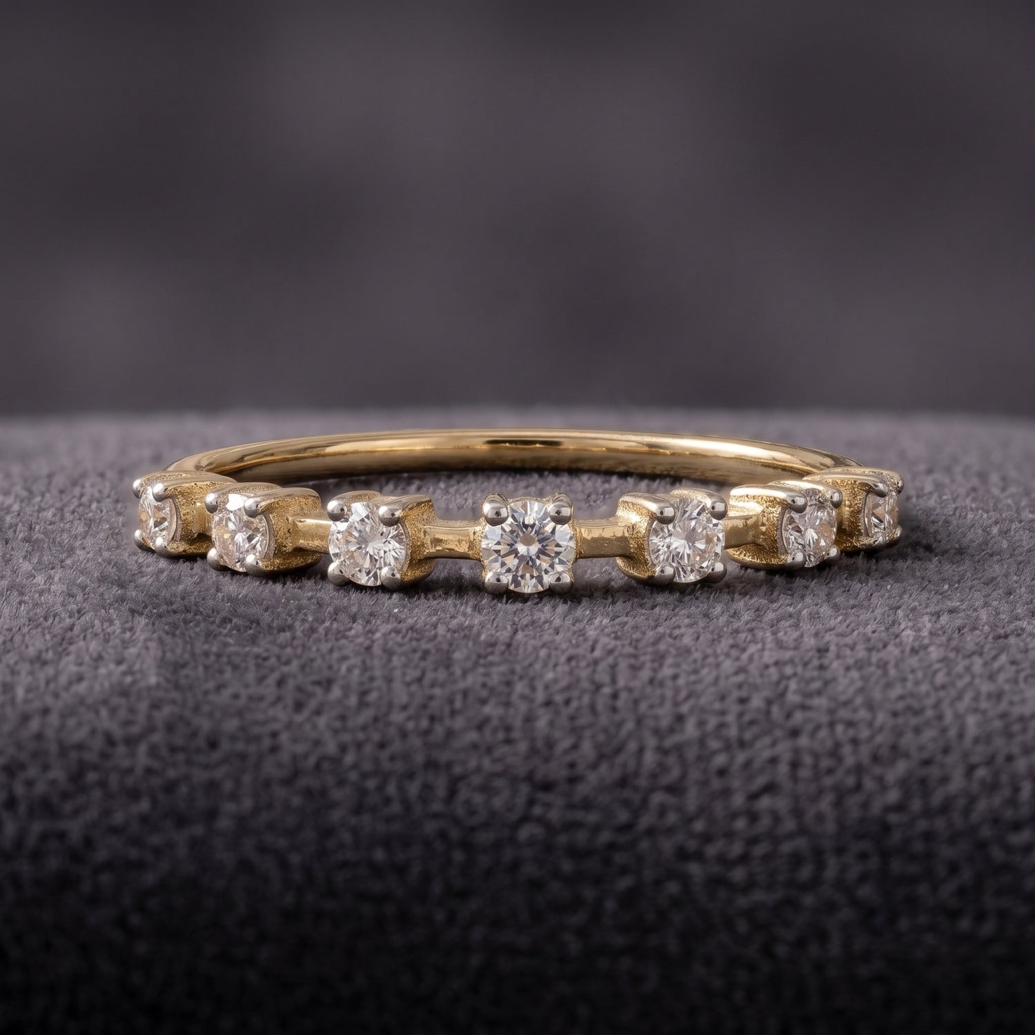 Starlight Line Lab Grown Diamond Ring