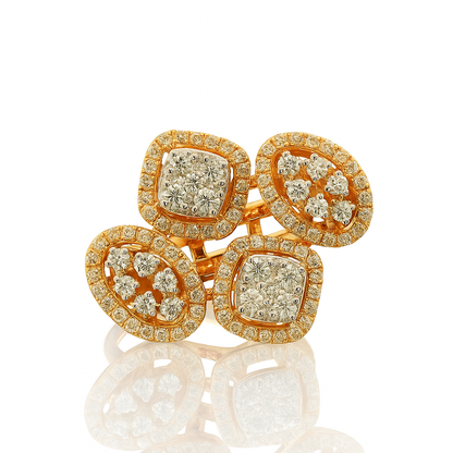 Quartet Radiance Lab Grown Diamond Cocktail Ring
