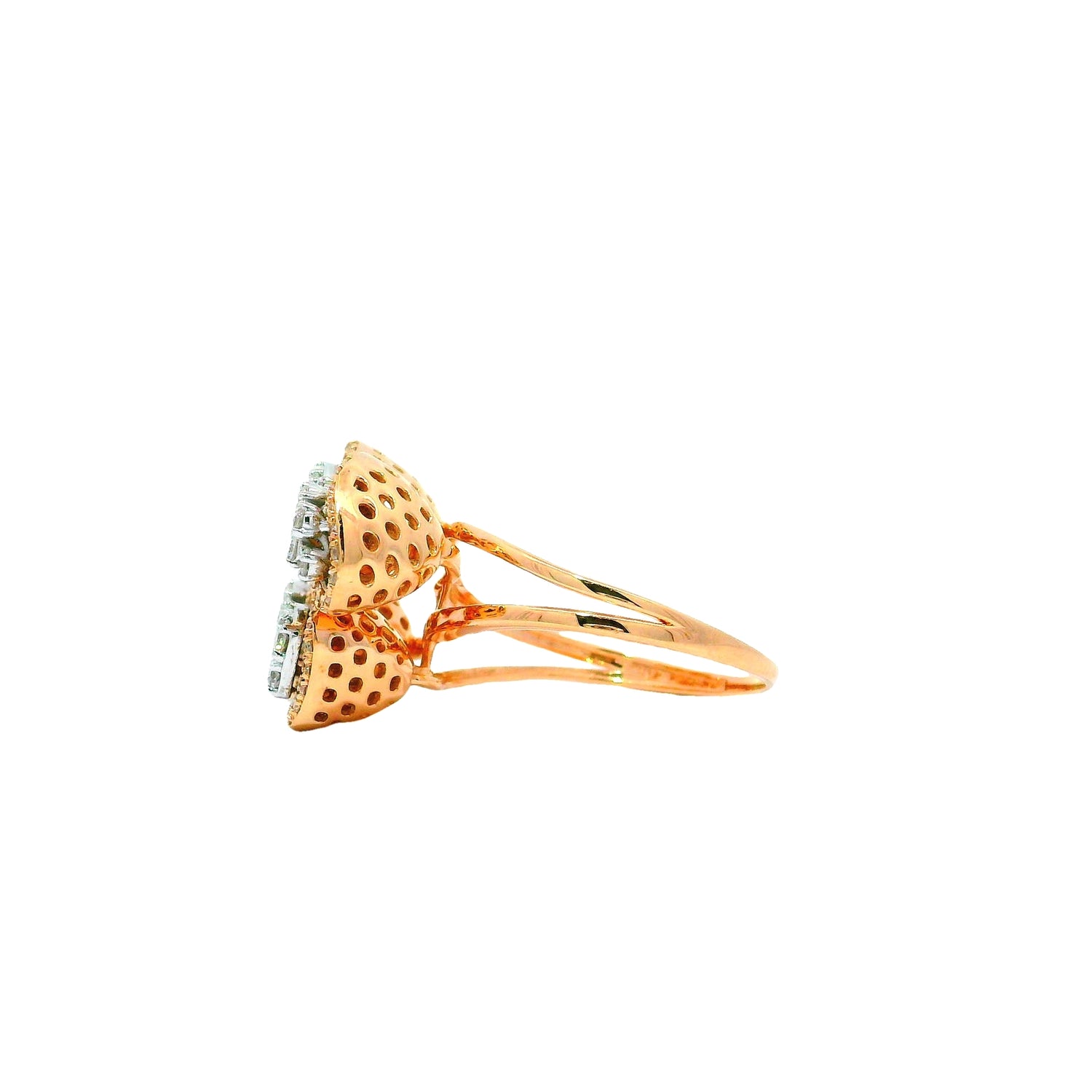 Quartet Radiance Lab Grown Diamond Cocktail Ring