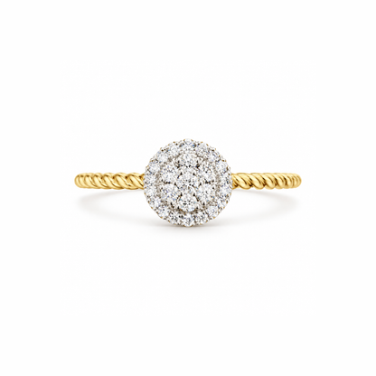 Radiant Halo Lab Grown Diamond Ring