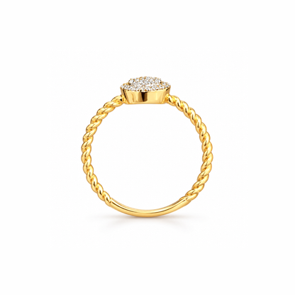 Radiant Halo Lab Grown Diamond Ring