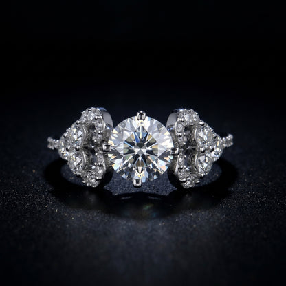 Trilogy Bloom Solitaire Lab Grown Diamond Ring