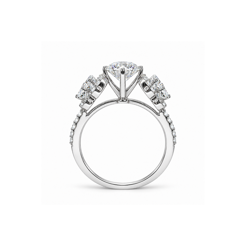 Trilogy Bloom Solitaire Lab Grown Diamond Ring