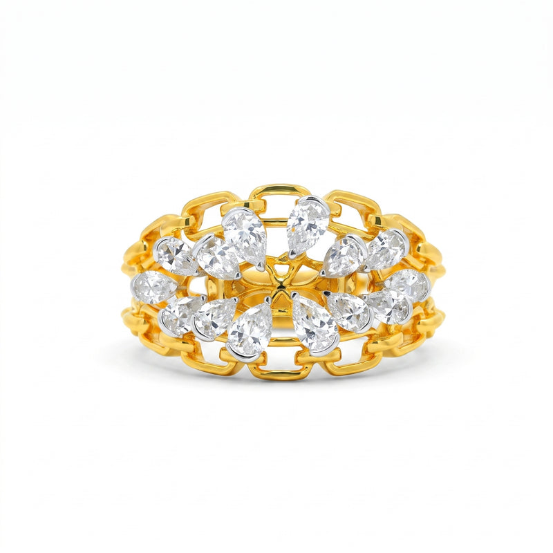 Splendor Petal Lab Grown Diamond Ring