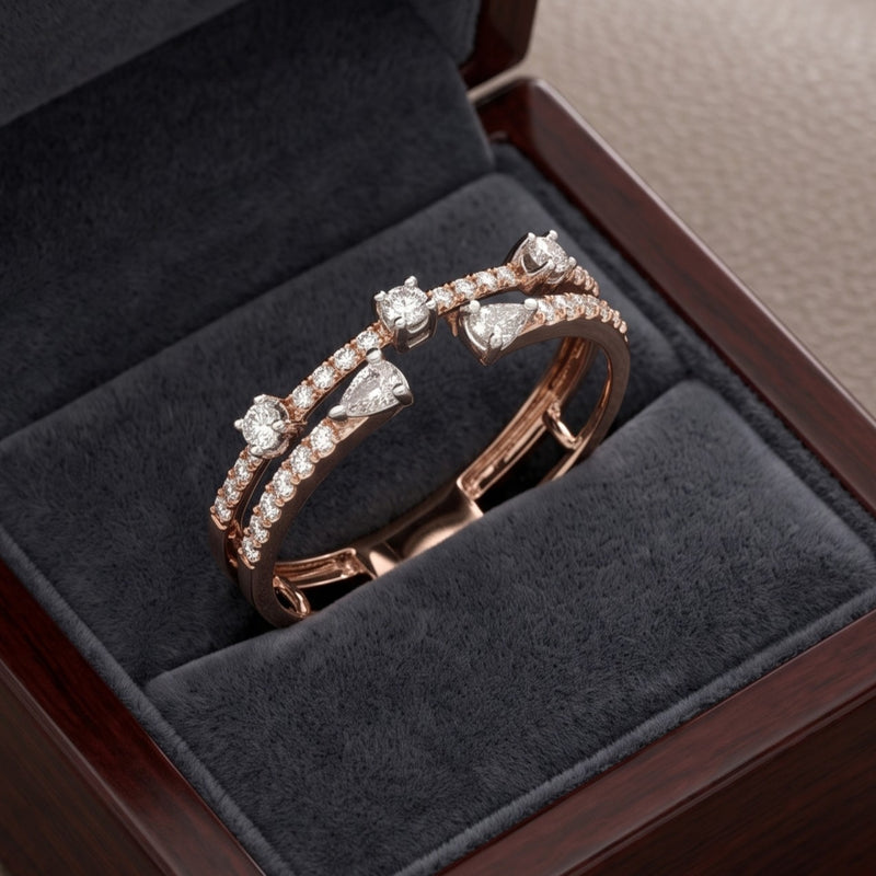 Stardust Wrap Lab Grown Diamond Ring