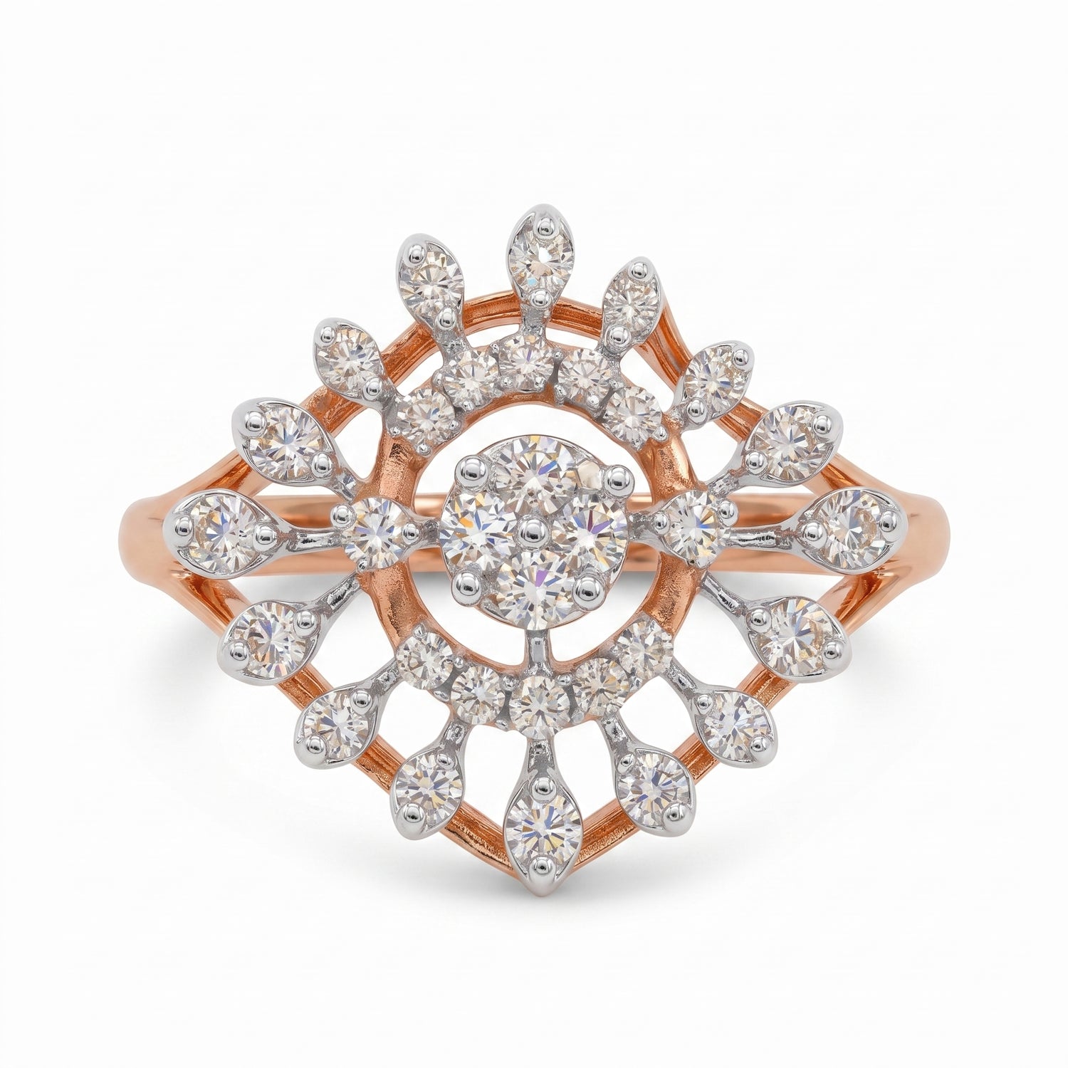 Lotus Flare Lab Grown Diamond Ring