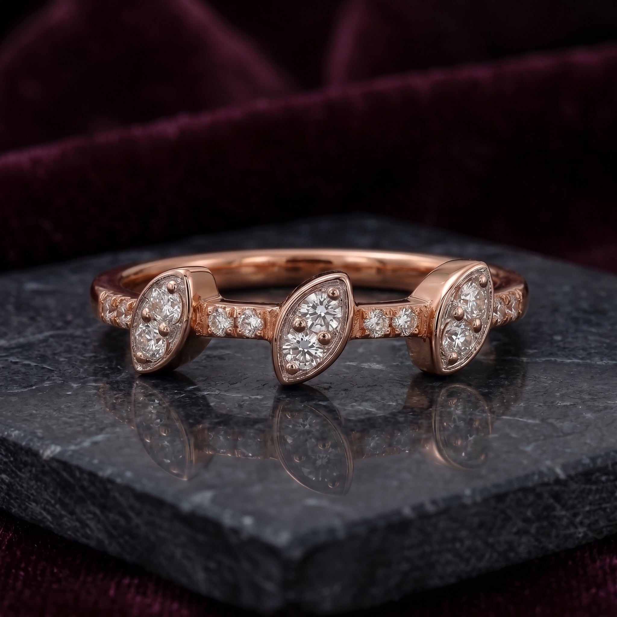 Willow Bud Lab Grown Diamond Ring