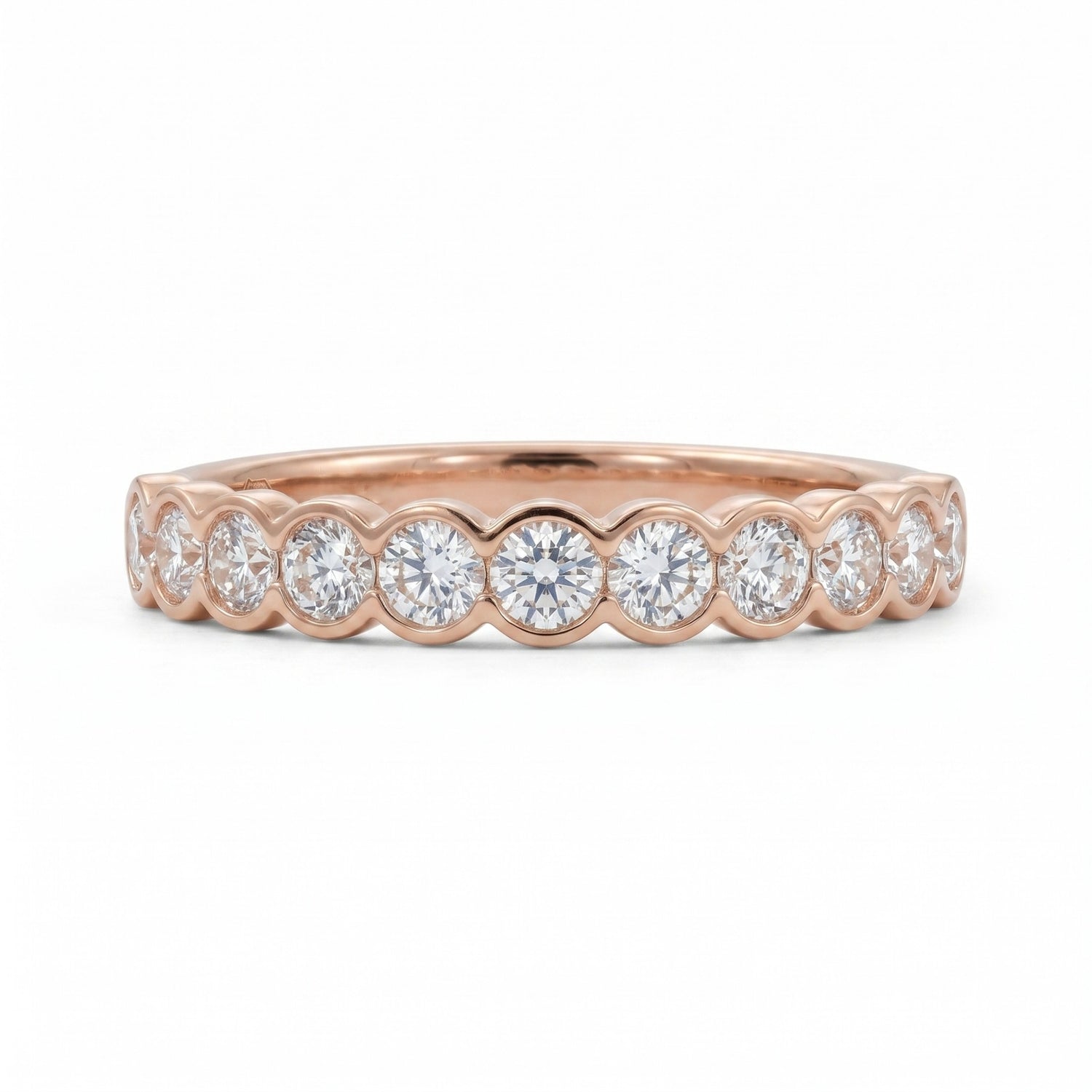 Horizon Wave Lab Grown Diamond Ring