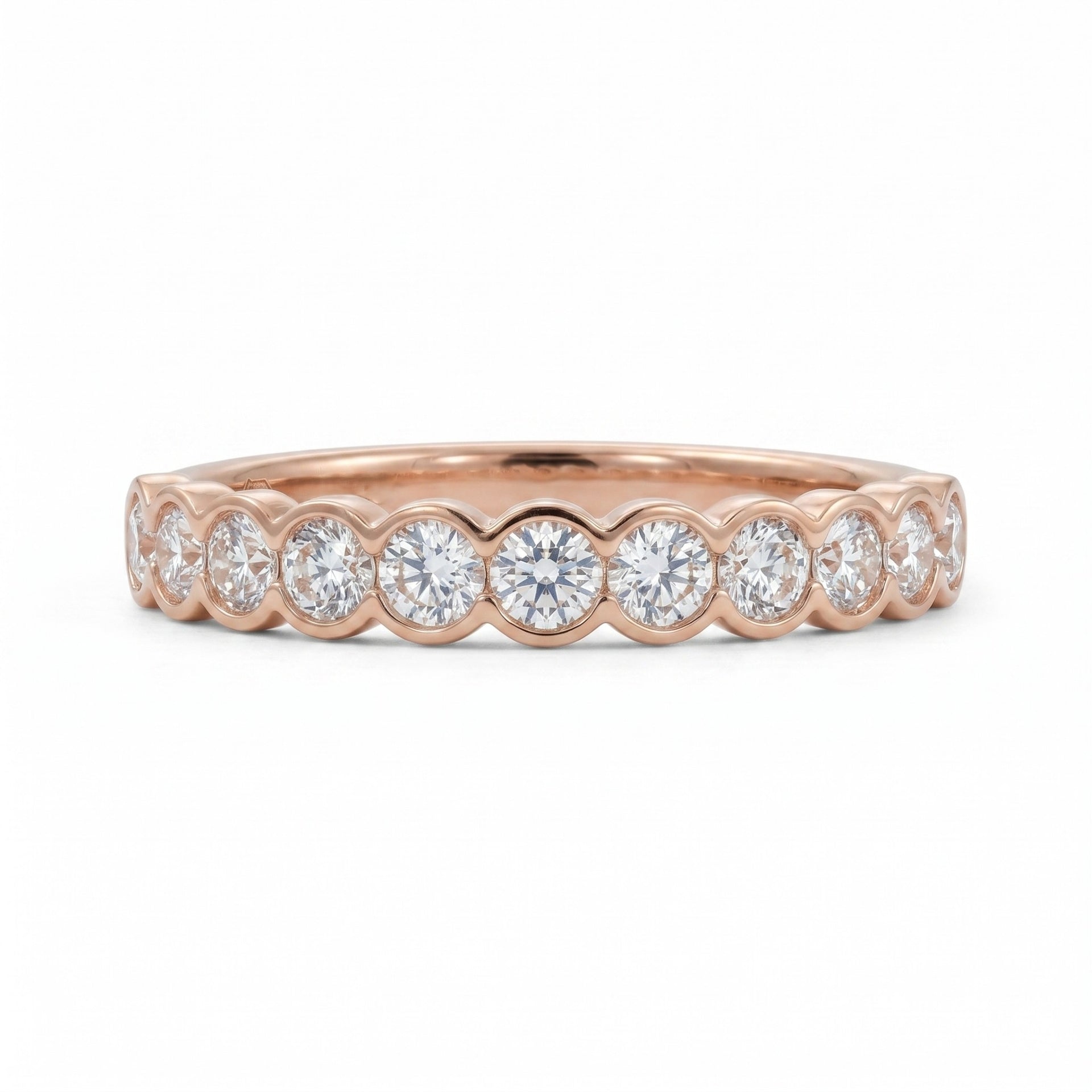 Horizon Wave Lab Grown Diamond Ring