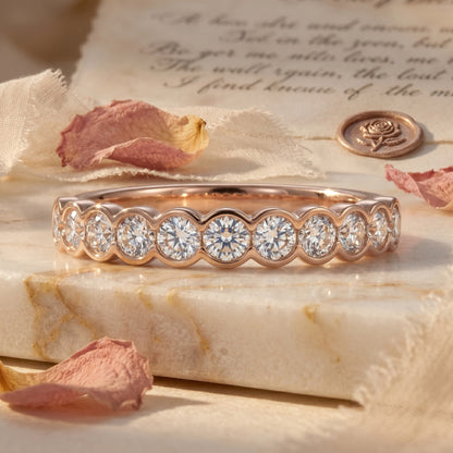Horizon Wave Lab Grown Diamond Ring