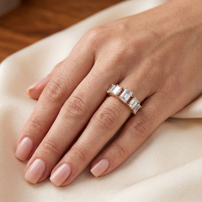 Emerald Constellation Lab Grown Diamond Ring