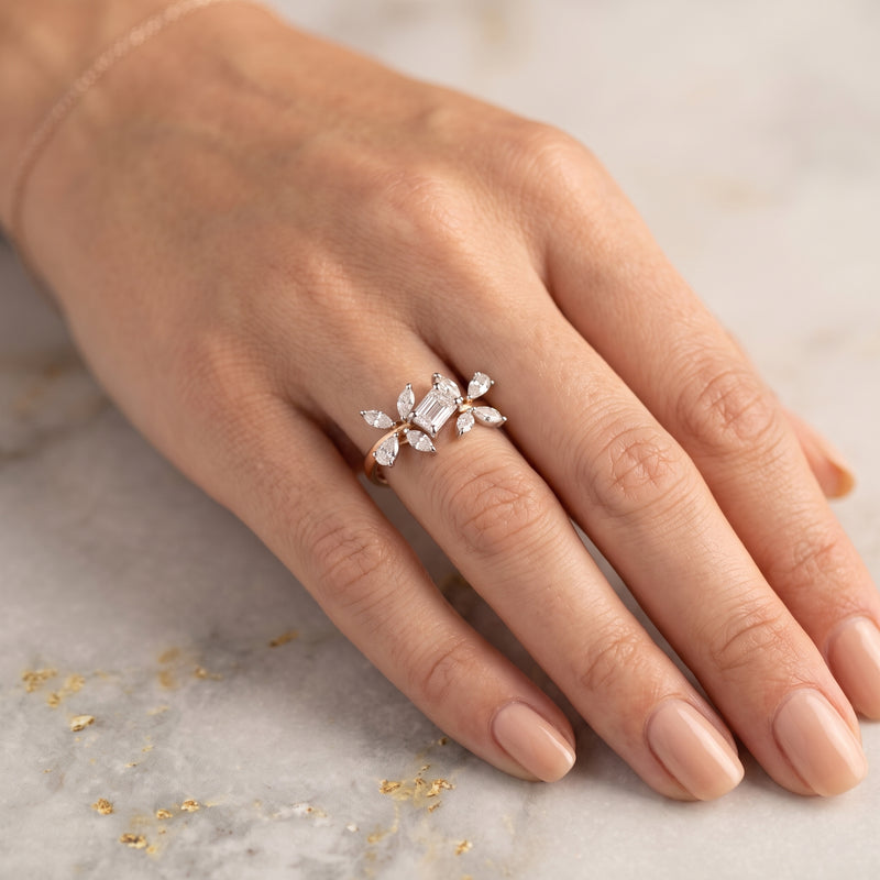 Monarch Flutter Lab Grown Diamond Ring