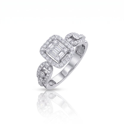 Palais Deco Lab Grown Diamond Ring
